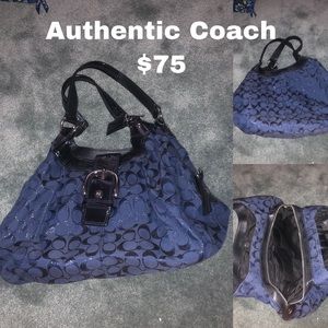 Blue Coach Purse